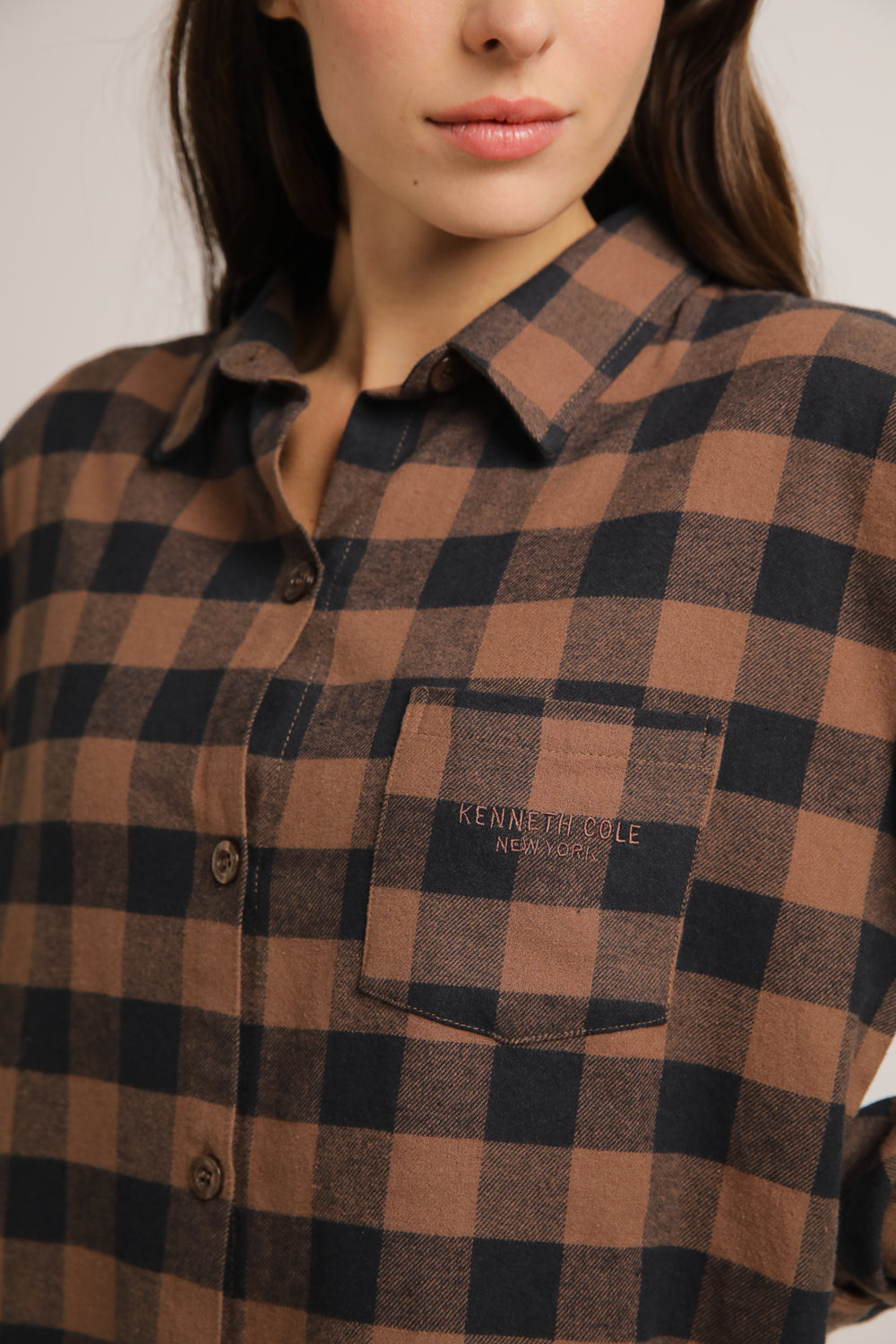 כותונת פיג'מה מכופתרת | קנת קול