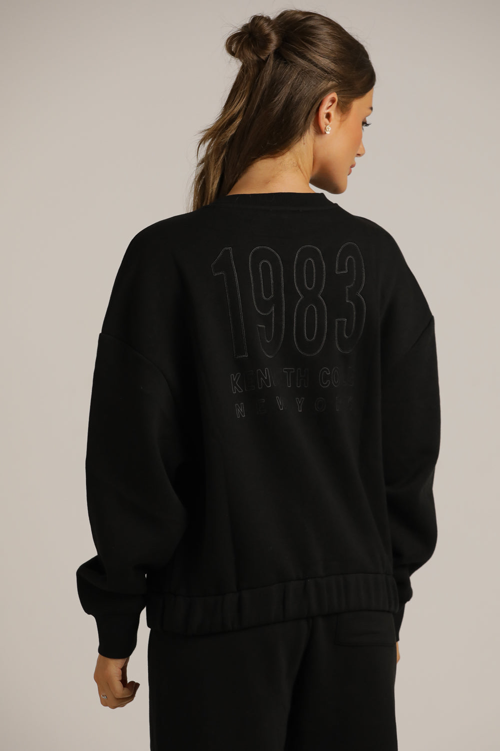 סווטשירט ממותג בגזרת קרופ | קנת קול