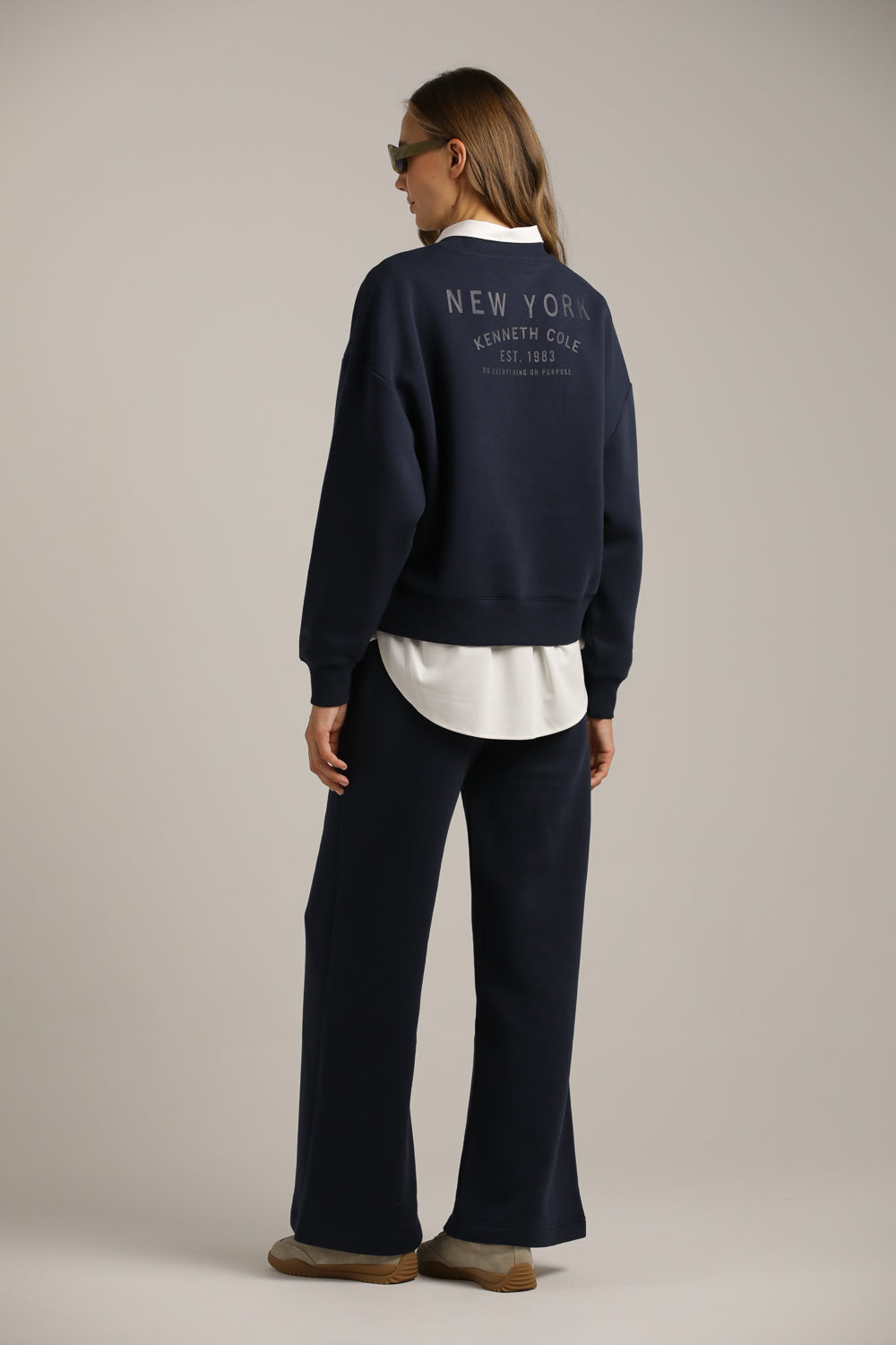 סווטשירט ממותג עם סיומת ריב | קנת קול