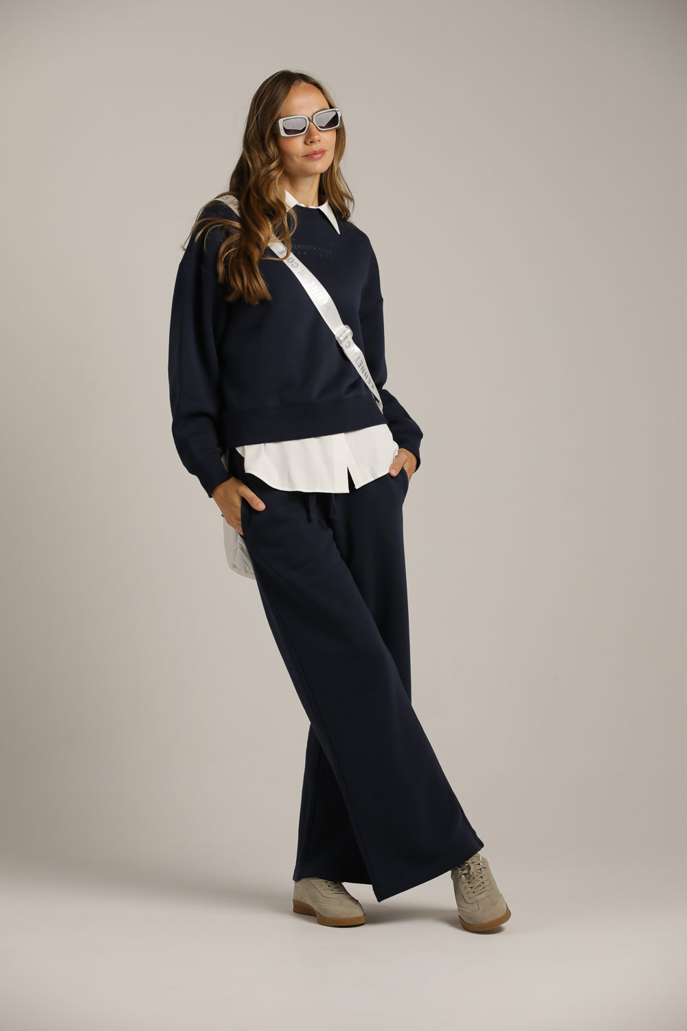 מכנסי טרנינג בגזרה רחבה | קנת קול