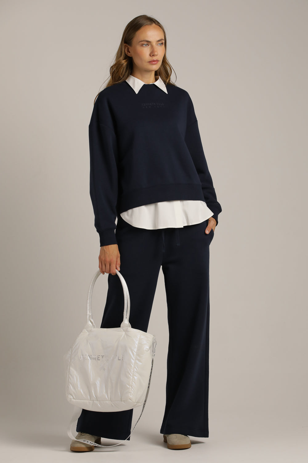 מכנסי טרנינג בגזרה רחבה | קנת קול