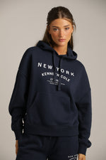 סווטשירט אוברסייז עם כיס קנגרו | קנת קול