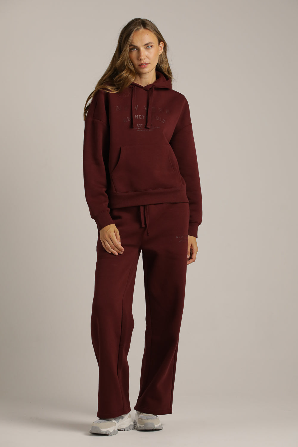 סווטשירט אוברסייז עם כיס קנגרו | קנת קול