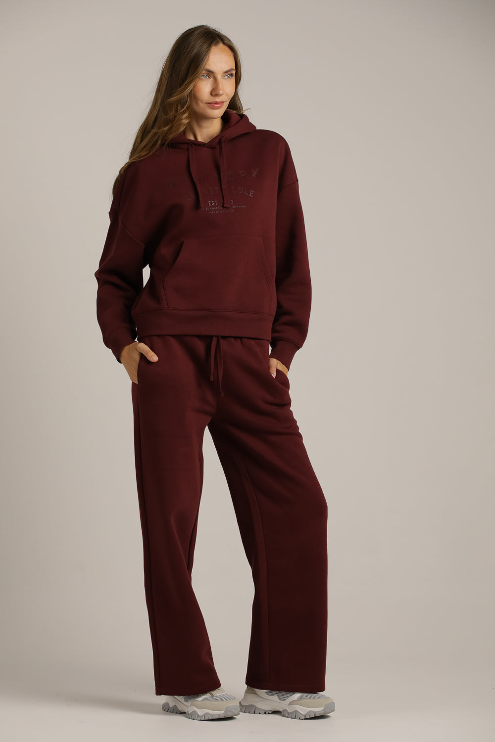 סווטשירט אוברסייז עם כיס קנגרו | קנת קול