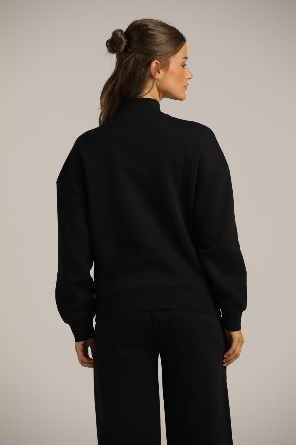 סווטשירט קרופ עם צווארון | קנת קול