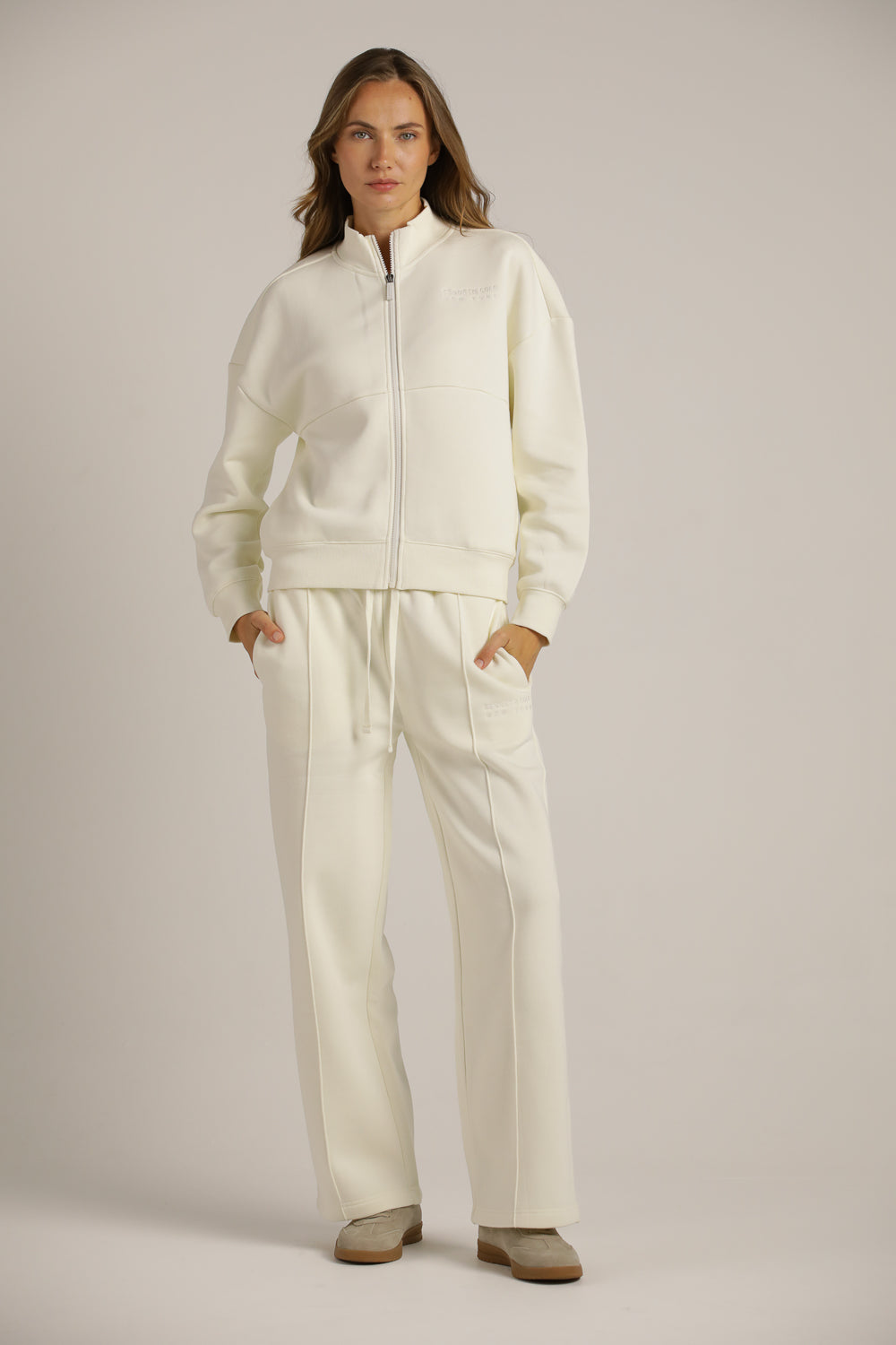 סווטשירט קרופ עם צווארון | קנת קול