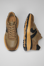 סניקרס עור זמש בצבע חום | קנת קול