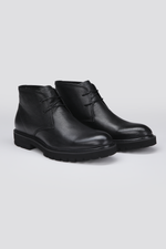 מגפוני עור בצבע שחור | קנת קול