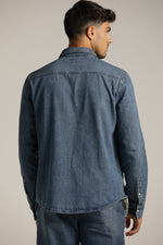 חולצה מכופתרת בסגנון ג'ינס | קנת קול