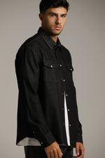 חולצה מכופתרת בסגנון ג'ינס | קנת קול