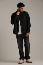 חולצה מכופתרת בסגנון ג'ינס | קנת קול