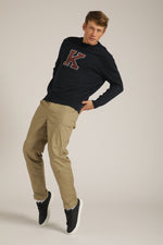 סריג עם פאץ' אות לוגו | קנת קול