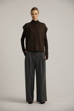 סריג גולף ארוך עם סיומת כפפה | קנת קול