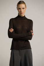 סריג גולף ארוך עם סיומת כפפה | קנת קול