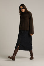 סריג עבה בסגנון גולף עם הטבעת לוגו | קנת קול