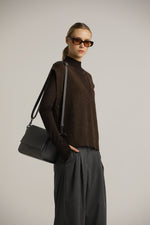 ווסט סרוג וינטג' עם כפתורים בצד | קנת קול