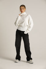 סריג גולף בגזרה קצרה עם שרוולים ארוכים | קנת קול