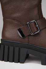 מגפיים גבוהים עם סוליית טרקטור | קנת קול