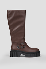 מגפיים גבוהים עם סוליית טרקטור | קנת קול