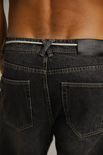 ג'ינס במראה שטוף בגזרה רחבה | קנת קול