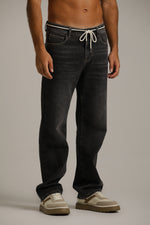 ג'ינס במראה שטוף בגזרה רחבה | קנת קול