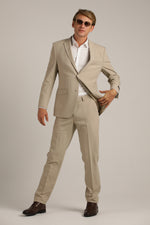 מכנסיים ארוכים בגזרה מחויטת | קנת קול