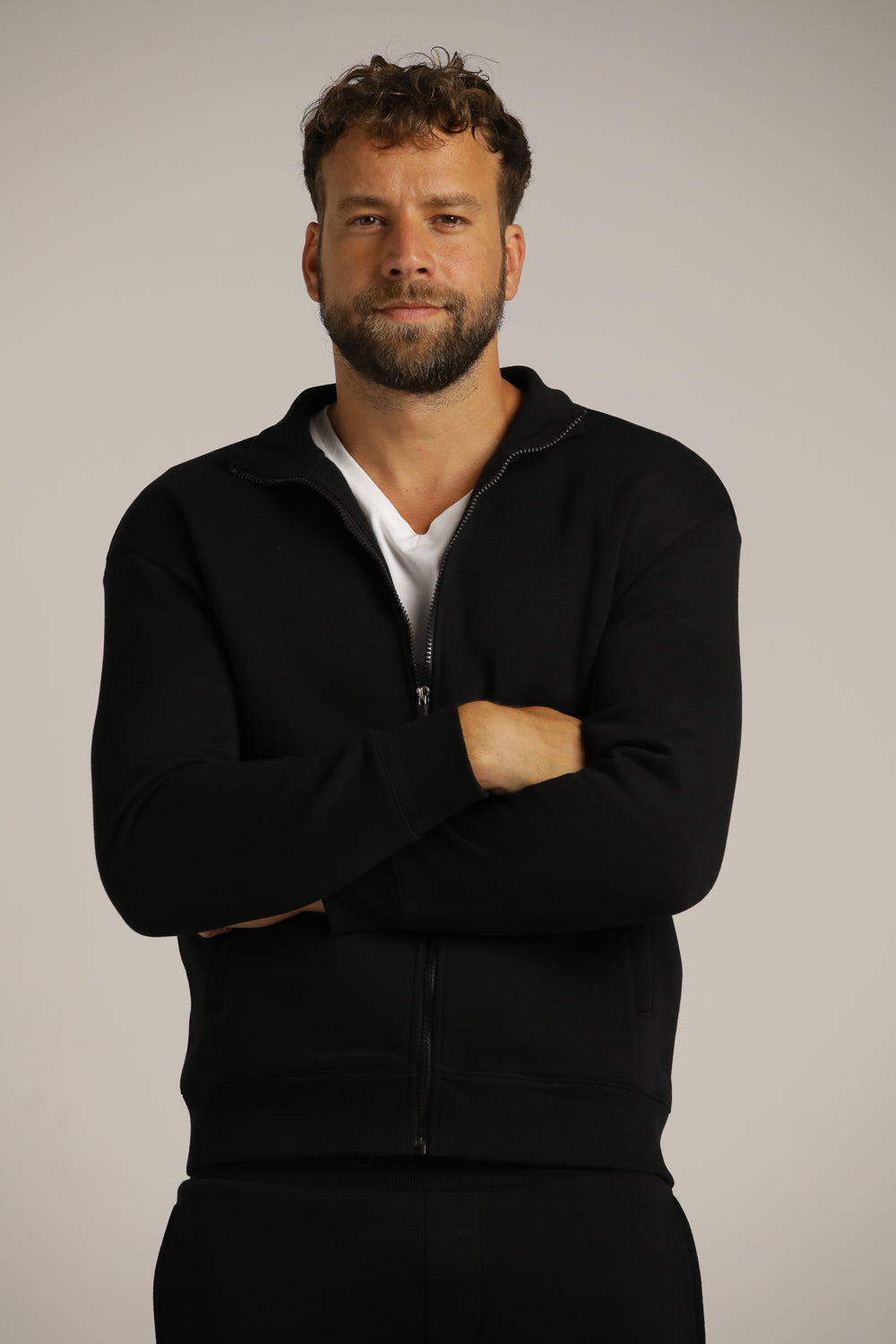 סווטשירט עם צווארון עומד | קנת קול