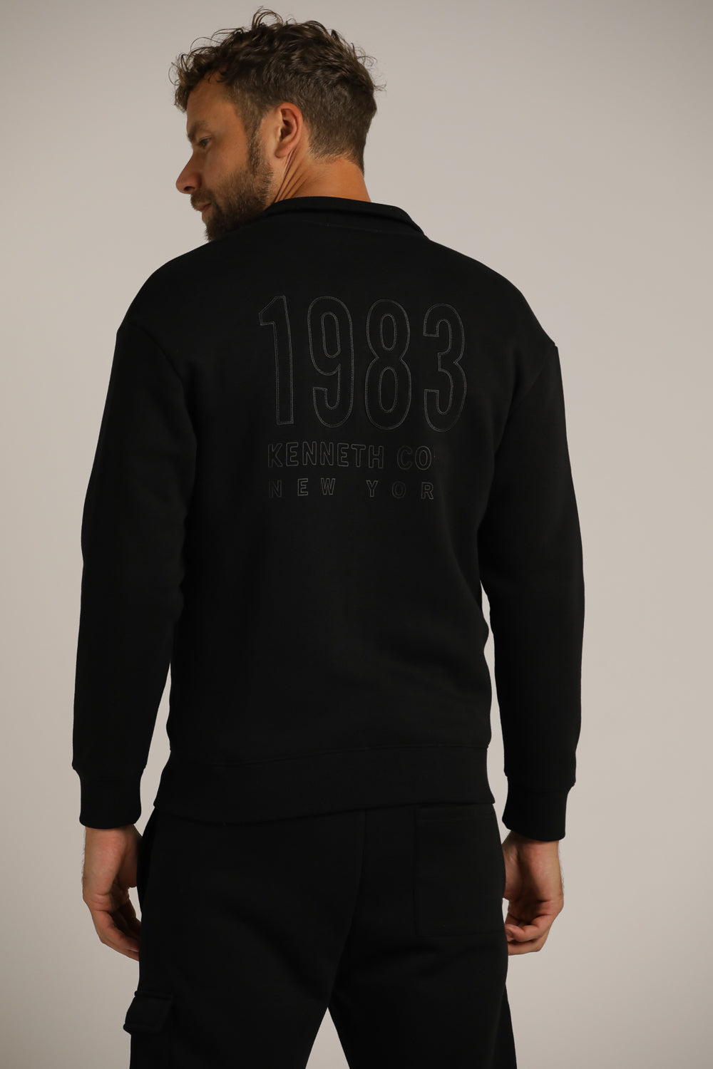 סווטשירט עם צווארון עומד | קנת קול