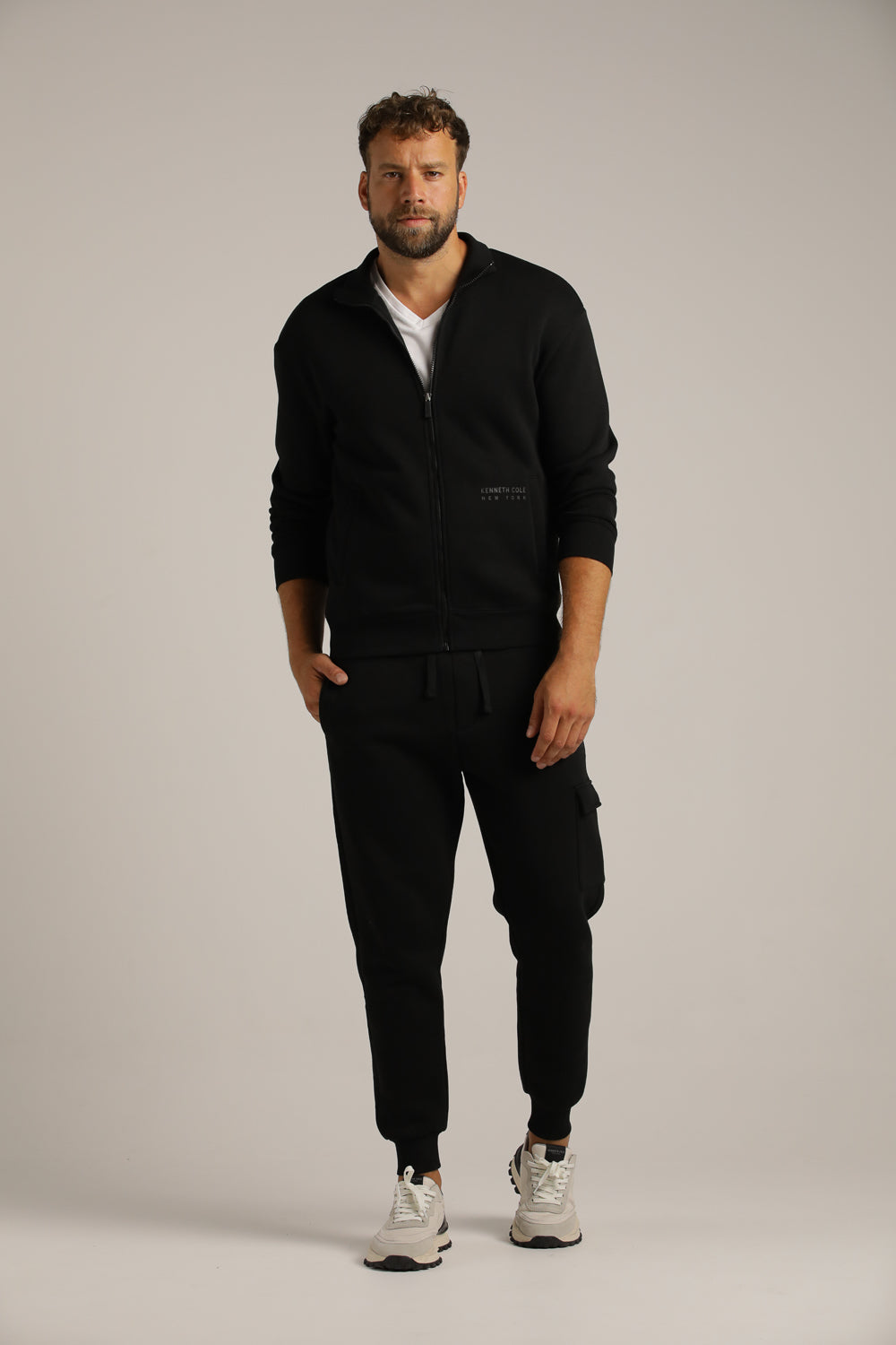 מכנסי טרנינג ארוכים עם הטבעת לוגו | קנת קול