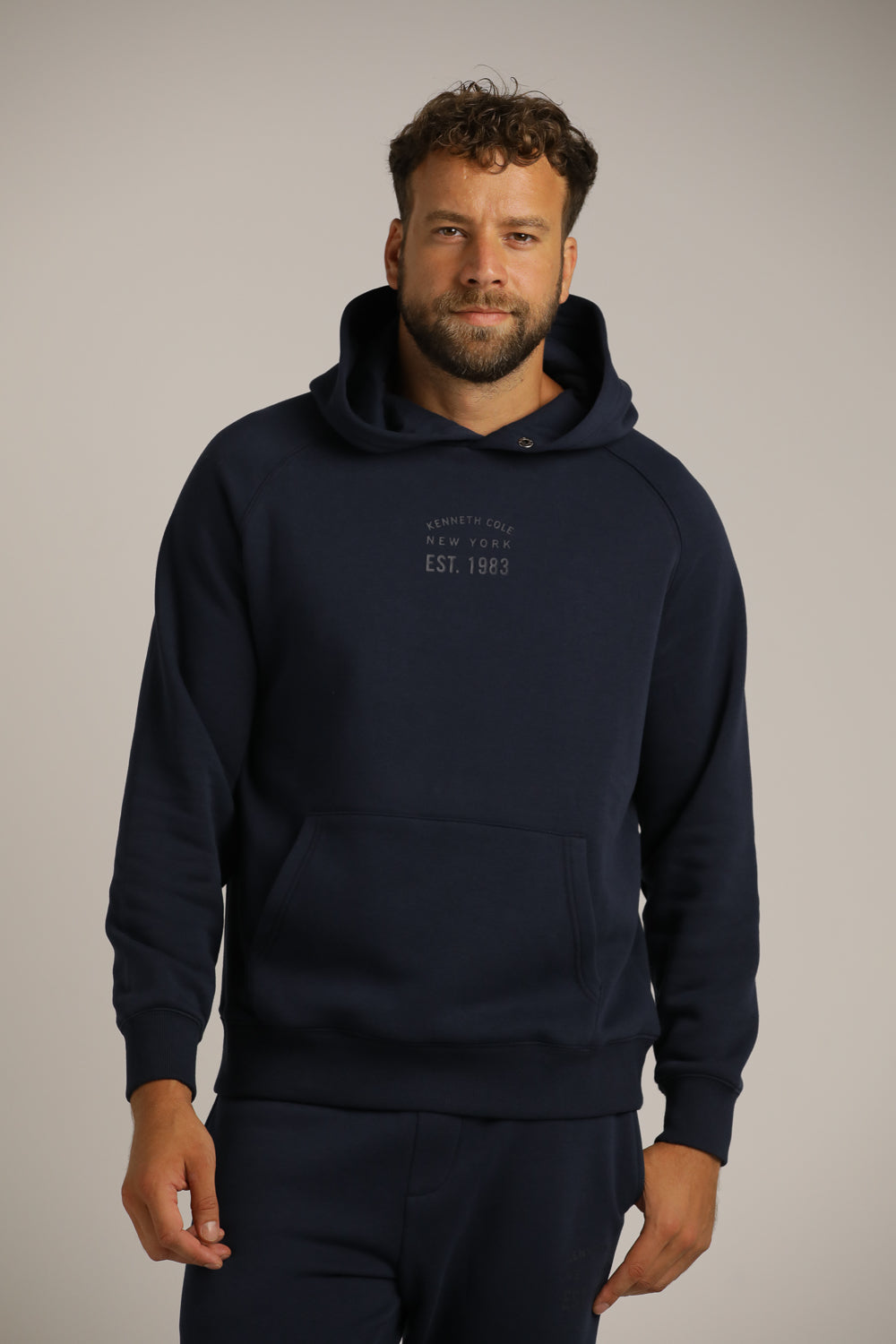 סווטשירט רגלן עם כובע קפוצ'ון | קנת קול