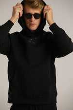 סווטשירט רגלן עם כובע קפוצ'ון | קנת קול