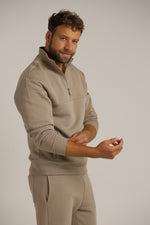 סווטשירט חצי רוכסן עם כיסים | קנת קול