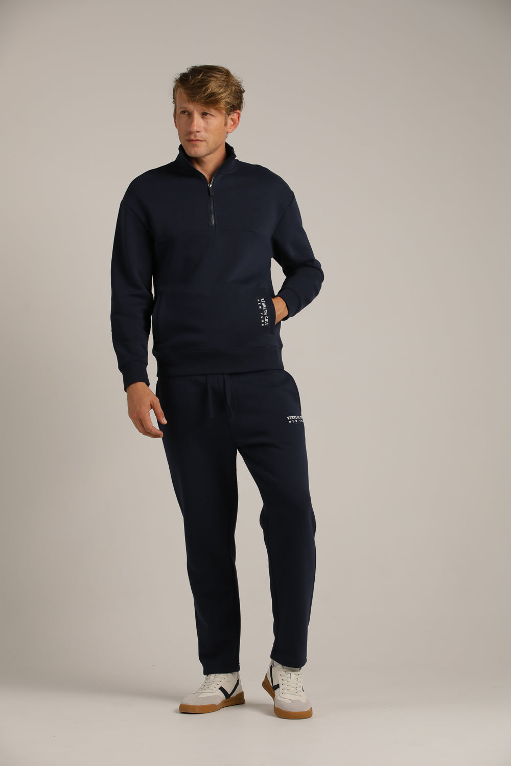 סווטשירט חצי רוכסן עם כיסים | קנת קול