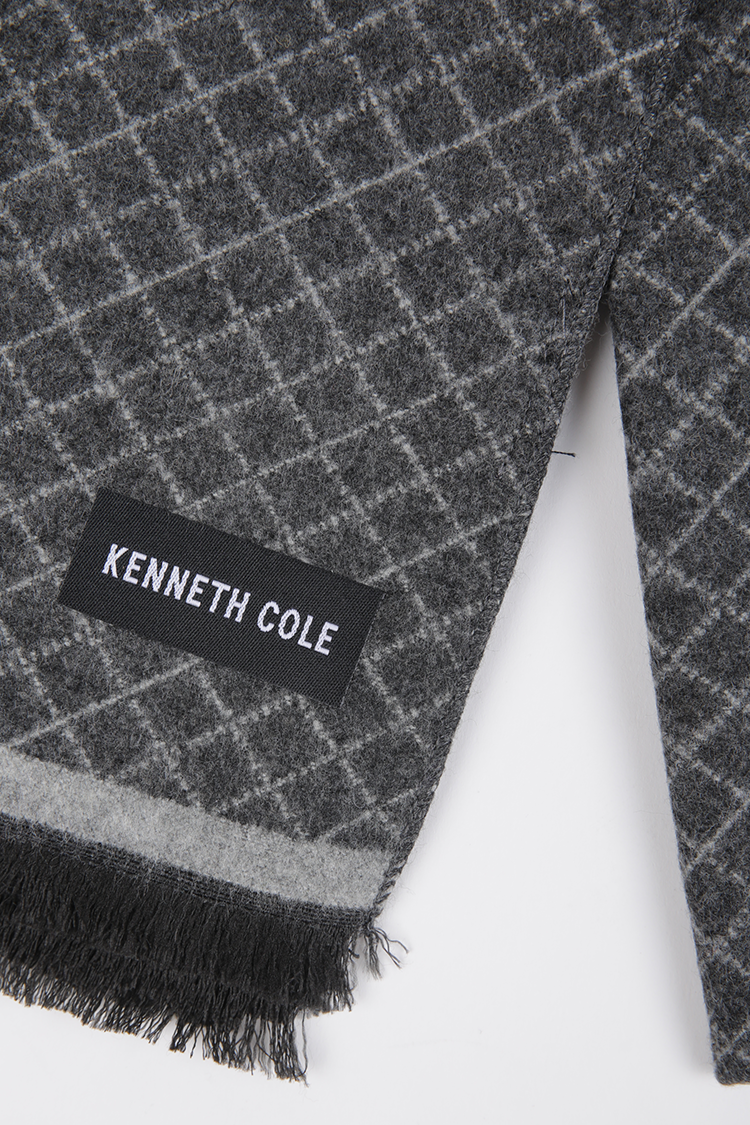 צעיף בעיצוב משבצות עדינות | קנת קול