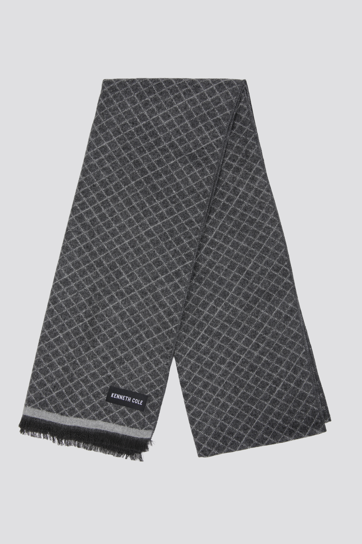 צעיף בעיצוב משבצות עדינות | קנת קול