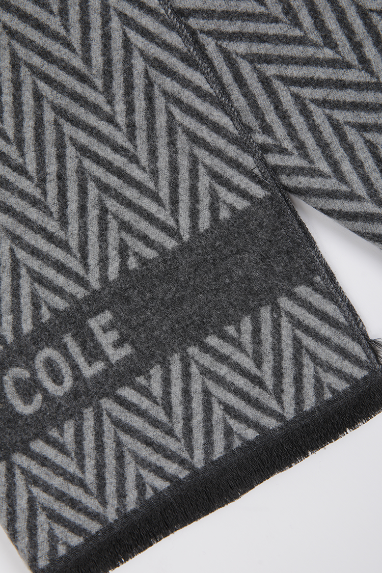 צעיף בדוגמת פסים אלכסוניים לגברים | קנת קול