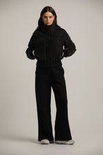 מעיל פוך קצר עם צווארון גבוה | קנת קול