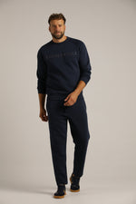 סווטשירט בגזרת רגלן עם לוגו | קנת קול