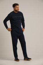 סווטשירט בגזרת רגלן עם לוגו | קנת קול