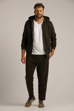 סווטשירט קפוצ'ון לגברים | קנת קול