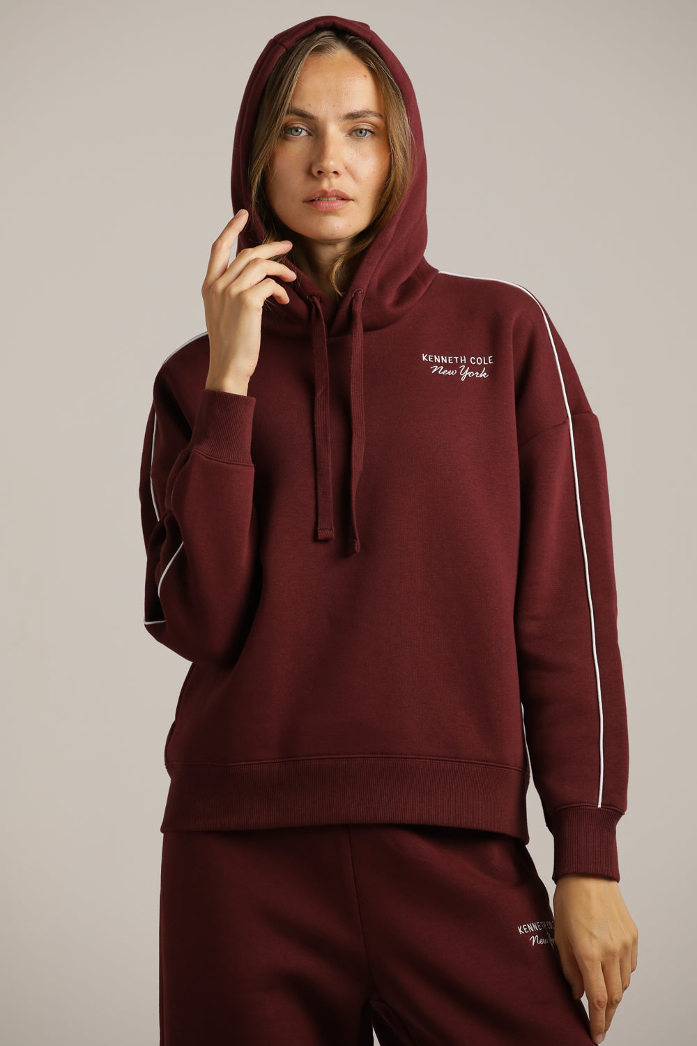 סווטשירט רגלן עם פסי צד | קנת קול