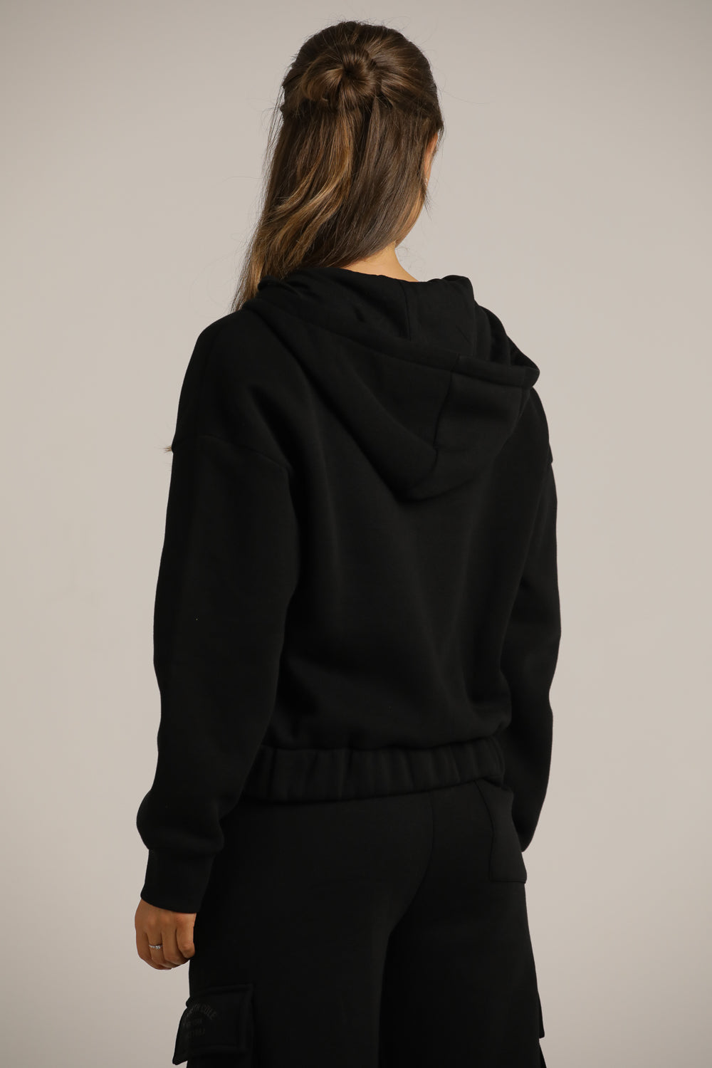 סווטשירט קפוצ'ון בגזרת קרופ | קנת קול