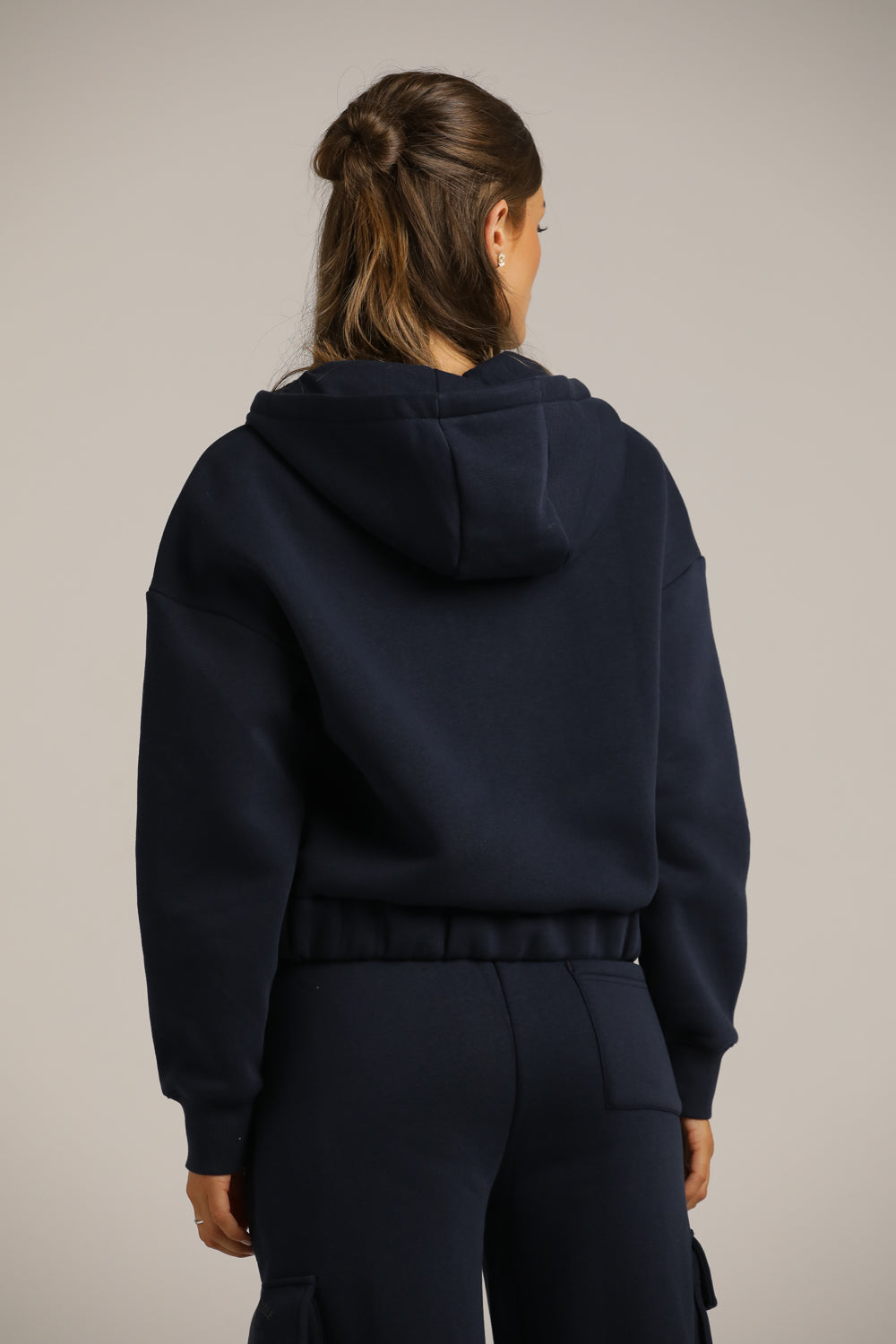 סווטשירט קפוצ'ון בגזרת קרופ | קנת קול