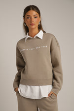 סווטשירט קרופ עם לוגו | קנת קול