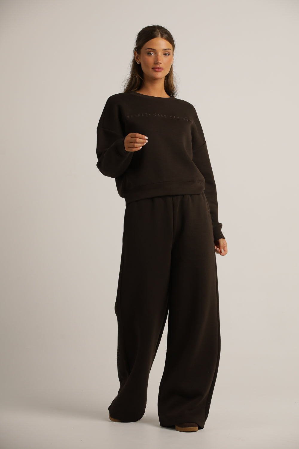 סווטשירט קרופ עם לוגו | קנת קול