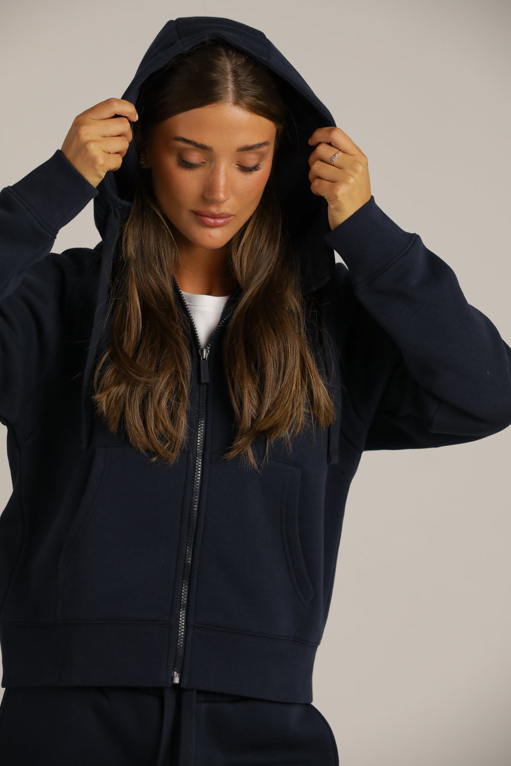 סווטשירט אוברסייז עם קפוצ'ון | קנת קול