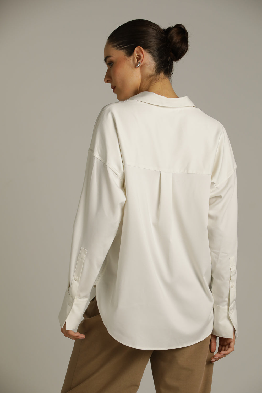 חולצה מכופתרת אוברסייז | קנת קול