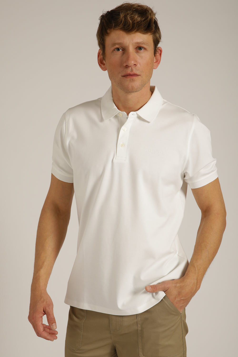 חולצת סריג פולו לגברים | קנת קול