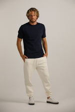 טישרט צווארון עגול עם לוגו | קנת קול