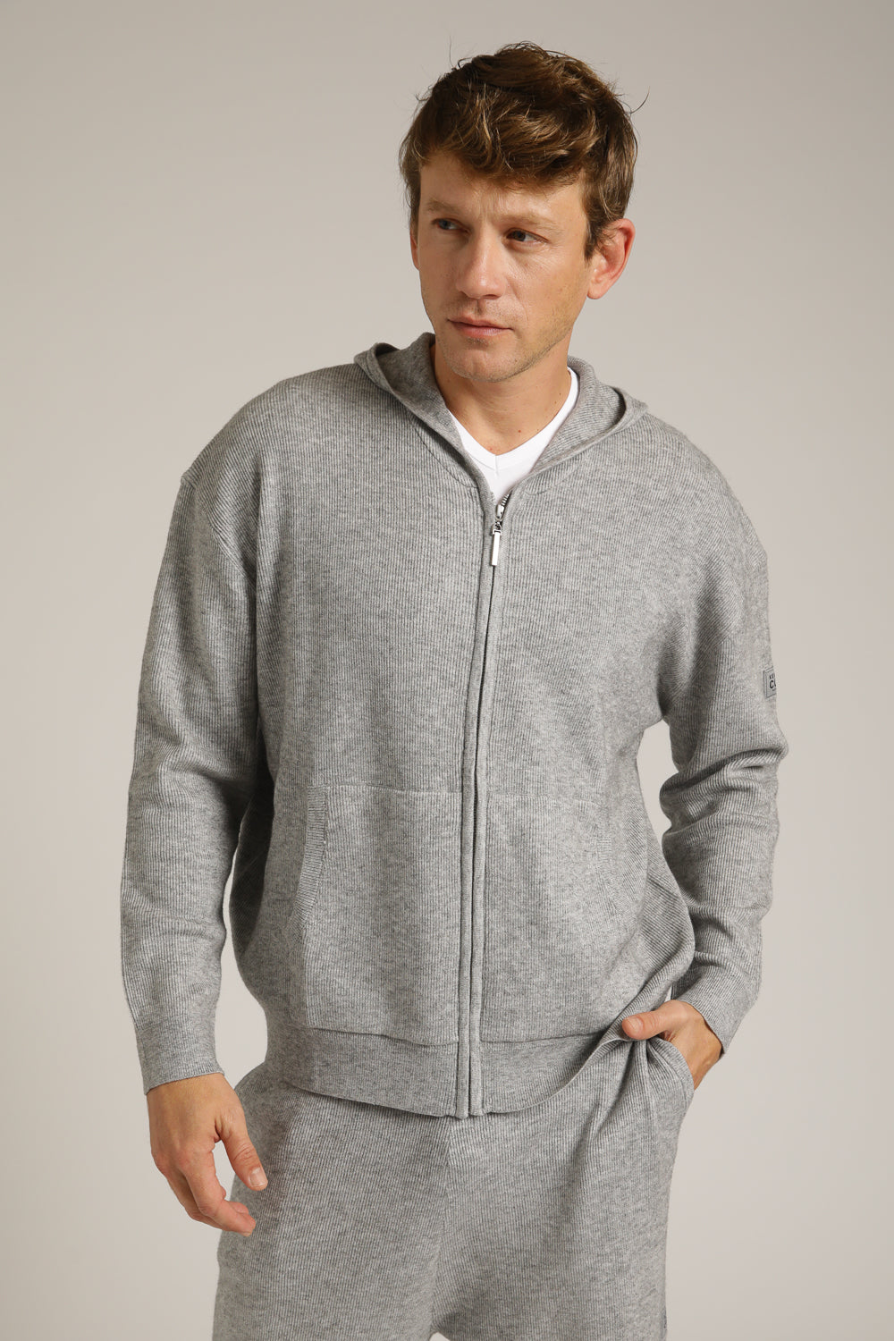 סריג מבד ריב עם קפוצ'ון | קנת קול